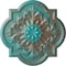 Ekena Millwork Bonetti Ceiling Medallion (Fits Canopies up to 5 1/8"), 20"OD x 1 3/4"P, Copper Green Patina CM20BOCGS - alternate 1
